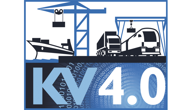 Projektillustration: KV4.0 (Quelle: Kombiverkehr GmbH Co.KG) Projektillustration: KV4.0 (Quelle: Kombiverkehr GmbH Co.KG)