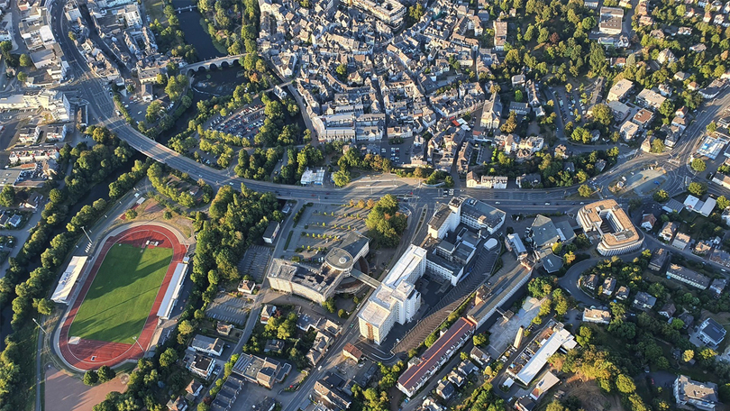 Luftaufnahme der Stadt Wetzlar Luftaufnahme der Stadt Wetzlar