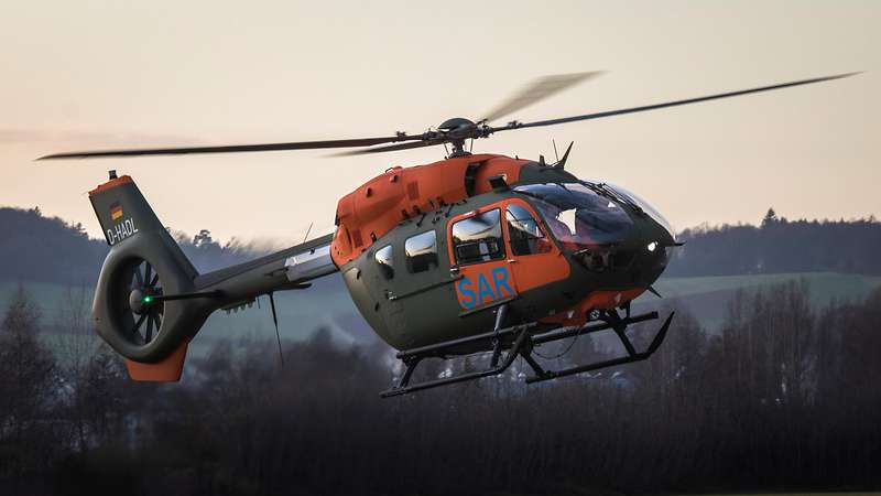 SAR-Hubschrauber (Land) der Bundeswehr vom Typ LUH-145 SAR-Hubschrauber (Land) der Bundeswehr vom Typ LUH-145